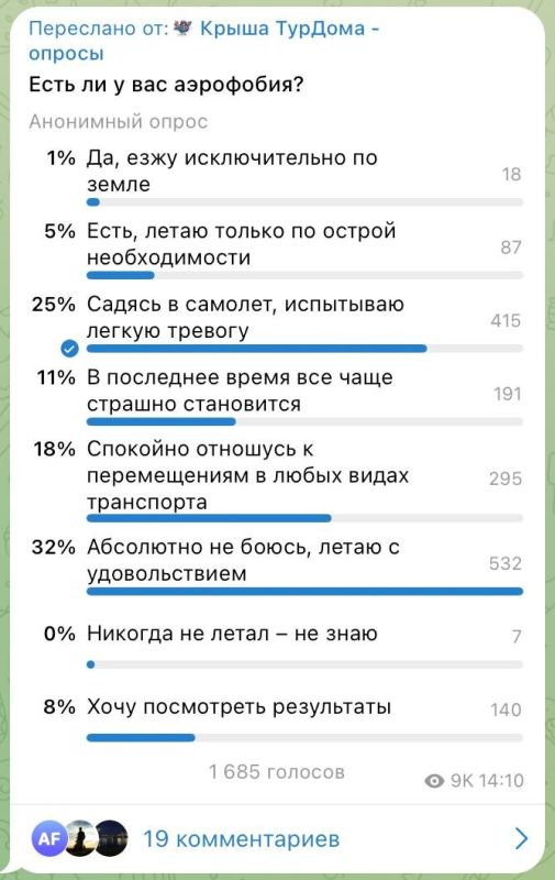 Страх перед полетом: более 40% опрошенных испытывают беспокойство